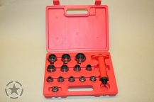 14pc Hollow punch set hole punch tool kit   3/16