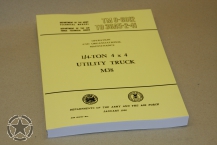 Jeep M38 Repair Shop Manual  (reprint) 352 pages Anglais