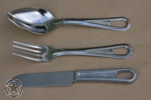 US Army Besteck Set Messer Löffel Gabel 1944 Style