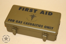 Boite US first aid for gas casualties only