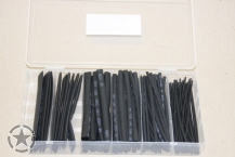 Schrumpfschlauch Set 100-teilig in Schwarz