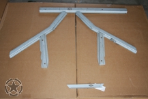 Karosserie Streben Willys MB (6 Teile) ohne Holzeinlage