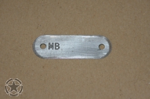 Data Plate Fahrgestellnummer Frühe Ausführung MB 41-43