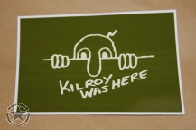 Aufkeber Army KILROY WAS HERE