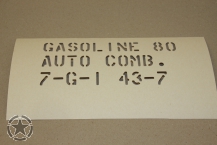 Lackierschablone JERRYCAN  1