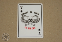 Sticker US ARMY VIETNAM DEATH CARD 83 mm x 62 mm