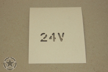 Stencil 24V 1 Inch