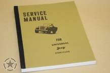 Service Manual for Jeep Vehicles,CJ2A,CJ3A,CJ3B,CJ5,CJ6