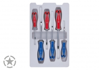 Slotted and PHILLIPS® screwdriver set - 6pcs  King Tony
