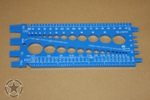 Metric Measuring Kit with Thread Gauges