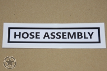Aufkleber  HOSE ASSEMBLY