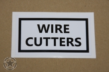 Autocollant   WIRE CUTTERS