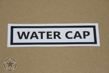 Autocollant Water CAP