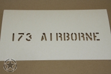 Stencil  173 AIRBORNRE 1 Inch