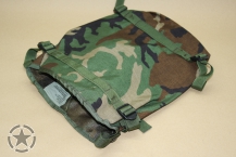 US Army Military Molle II Radio Pouch Woodland Camouflage