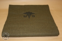 Wool BLANKET US Army OD Green  Military