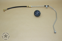 Oil pressure gauge Willys MB with connections