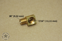 Winkelstück Messing  3/8