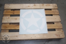 Aufkleber Stern 19,5