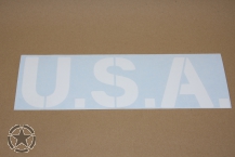 Aufkleber U.S.A.  Schrifthöhe 10,2 cm