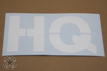 Sticker HQ font height   10,2 cm