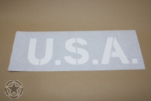 Lackierschablone Klebefolie U.S.A.  Schrifthöhe 10,2 cm
