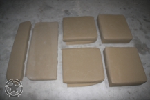 Canvas set of seat cushions Willys M38A1