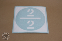 Stencil adhesiv 2/2    circle 18 cm