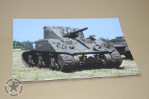 Foto Sherman Tank 42 cm x 29 cm
