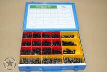 UNC Assortment Kit 529 pieces Steel 8.8 / Grade 5 (black)