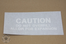 Lackierschablone Klebefolie+++ DO NOT OVERFILL+++