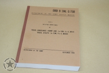 ORD 9 SNL G-758 Jeep M38A1,M170 Parts Manual (Reprint)