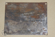 DATA Plate Ford 10 .15 .42  (# 73646 )