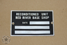 RED RIVER BASE SHOP PLATE