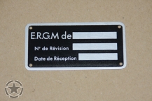 PLAQUE RECONDITIONNEMENT M201 ERGM