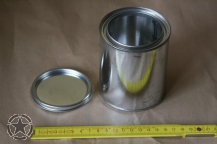 Deckeldose,Leerdose ,Farbdose (ca. 0,5 Liter) 1/4 quart