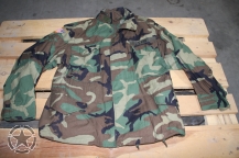 M-65 US Army Coat Cold Weather Field Woodland Camo  Med X-Short