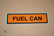 US Army Autocollant Fuel Can 117mmx32mm orange