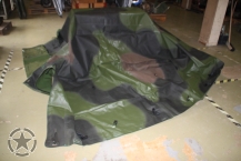 M1102  Hummer Trailer Vinyl Cargo Cover Camo