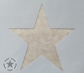 Lackierschablone Stern  Klebefolie 3 