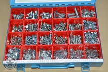 Schraubensortiment 800 Teile UNC verzinkt  8.8  Grade 5