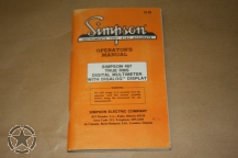 Anleitung Digital Multimeter Army Simpson 467