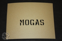 Schriftschablone MOGAS 1 Inch