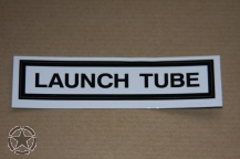 Aufkleber Launch Tube 82 mm x 16,5 mm