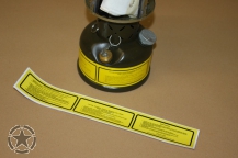 US Army Gasoline Lantern Aufkleber