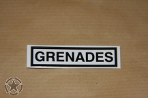 Decal US ARMY   GRENADES