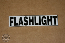 Autocollant Flashlight   83 mm x  19 mm