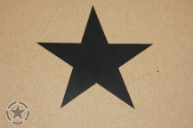 BLACK STAR , DECAL STICKER M151