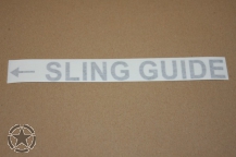 Decal SLING GUIDE  HMMWV