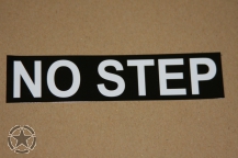Sticker US Army No Step